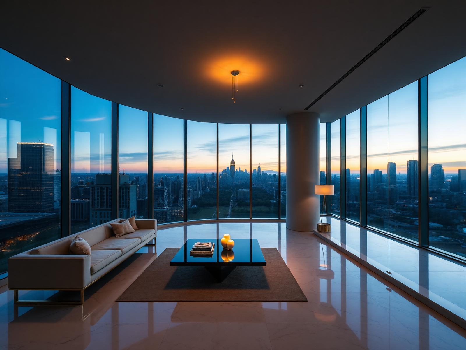 A recent Meridian listing — Manhattan penthouse with skyline view